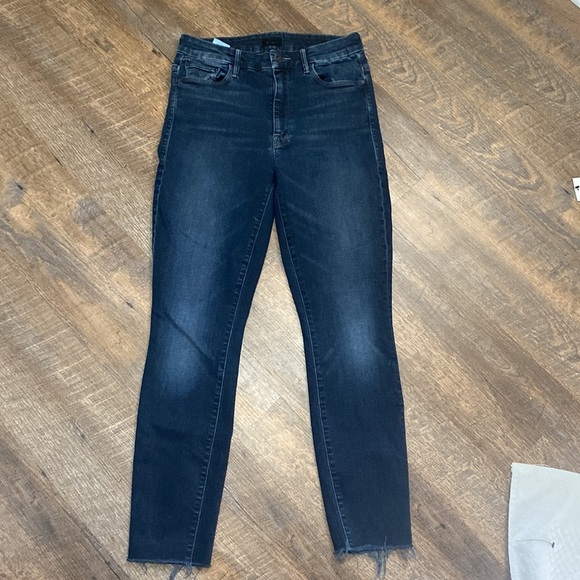 MOTHER HIGH WAISTED LOOKER ANKLE FRAY IN LAST CALL SZ 27 - Picture 2 of 16